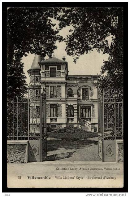 93 Villemomble chateau D93D K93077K C93077C RH089658