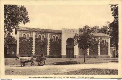 CPA Villeneuve De Marsan Les Arenes Entree Principale