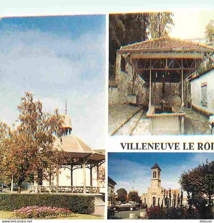 94 - Villeneuve le Roi - Multivues - Automobiles - Kiosque à musique - CPM - Voir Scans Recto-Verso