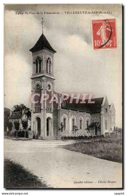 CPA Villeneuve le Roi Eglise du parc de la faisanderie