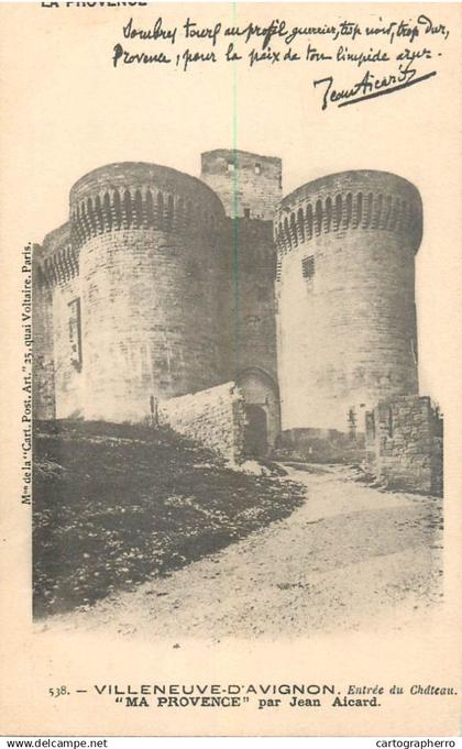 Villeneuve-lès-Avignon chateau cpa