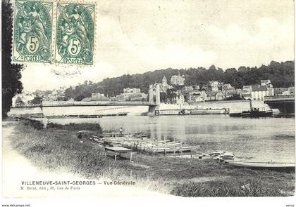 Carte Postale ANCIENNE de VILLENEUVE saint GEORGES -