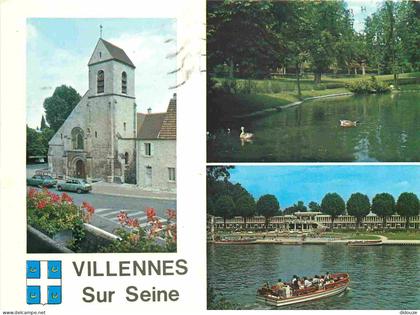78 - Villennes-sur-Seine - Multivues - Blasons - CPM - Voir Scans Recto-Verso
