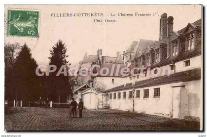 CPA Villers Cotterets le Chateau Francois Ier Cote Ouest