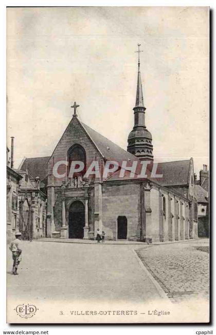 Villers Cotterets - L'Eglise - CPA