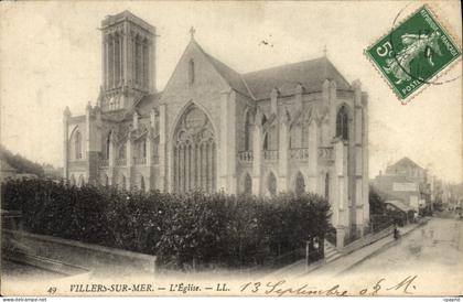 CPA Villers Sur Mer L'Eglise