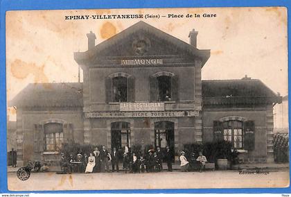 93 - Seine Saint Denis - Villetaneuse - Place de la Gare (N11407)
