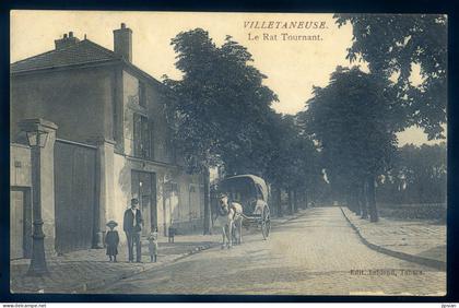 cpa du 93 Villetaneuse - le rat tournant  JU25-133