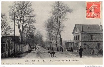 VILLIERS-LE-BEL L'ESPERANCE CAFE DU BEAUJOLAIS CARTE GLACEE