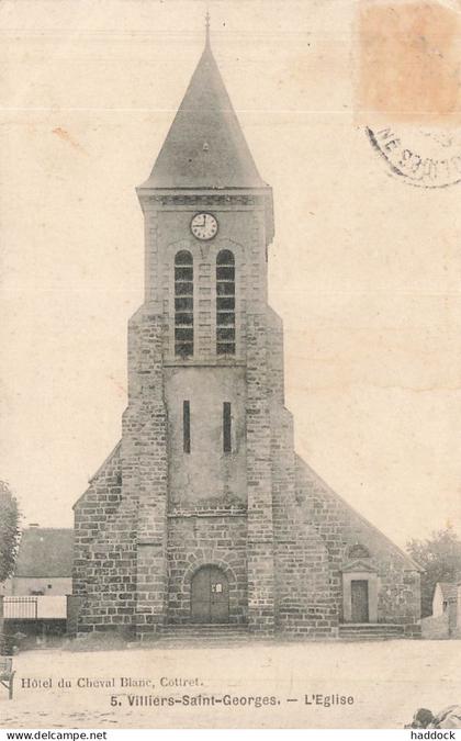VILLIERS SAINT GEORGES : L'EGLISE