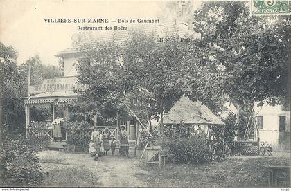 CPA Villiers-sur-Marne Bois de Gaumont Restaurants des Boërs