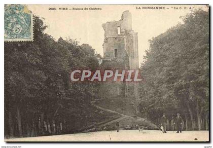 CPA Vire Place du Chateau