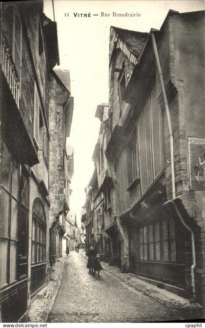 CPA Vitre Rue Beaudrairie