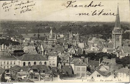 CPA Vitre Vue Generale