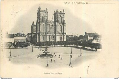 CPA Vitry le Francois Eglise Notre Dame