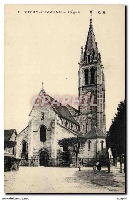 Vitry sur SEine CPA L'eglise