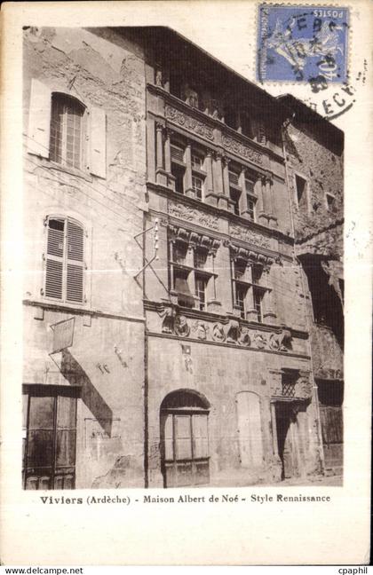 CPA Viviers (Ardeche) Maison Albert de Noe Style Rennaissance