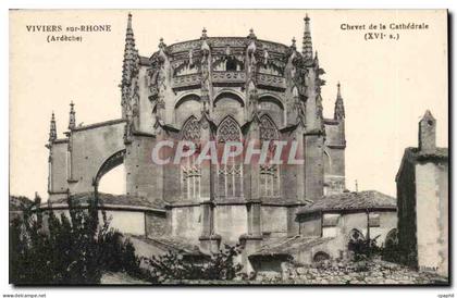 Viviers - Chevet de la Cathedrale - CPA