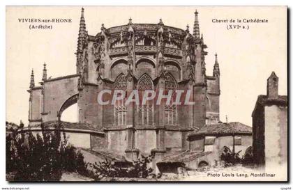 Viviers sur Rhone - Chevet de la Cathedrale - CPA