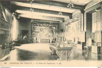 38 - Vizille - intérieur du Château - Salon des Tapisseries - CPA - Voir Scans Recto-Verso