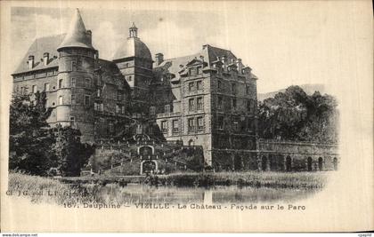 CPA Vizille Le Chateau Facade sur le Parc