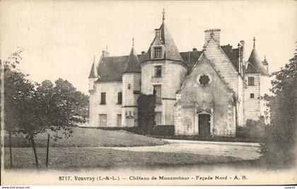 CPA Vouvray Chateau De Moncontour Facade Nord