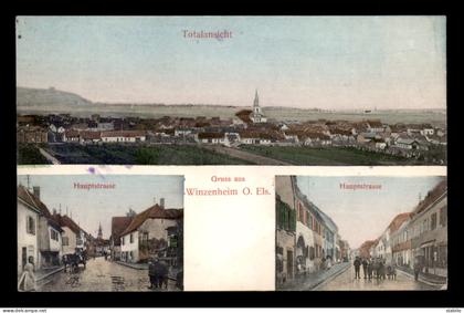 68 - WINTZENHEIM - WINZENHEIM - TOTALANSICHT - HAUPTSTRASSE