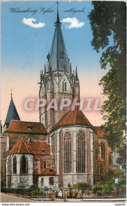 CPA Wissembourg Eglise Collegiale