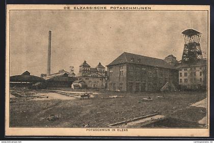 CPA Wittenheim, De Elzassische Potaschmijnen, Schacht Fernand