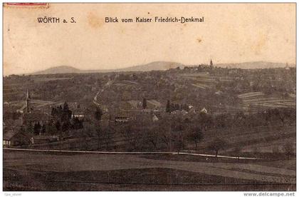 67 WORTH WOERTH Blick vom Kaiser Friedrich Denkmal, Vue Générale, ed Levy, 1910