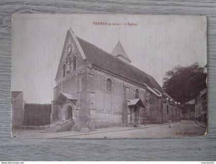 cpa Yerres(91)l'eglise