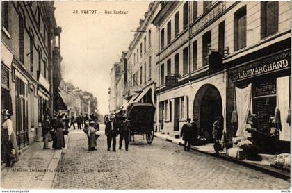 CPA Yvetot Rue Pasteur (1391830)