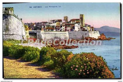 CPA Antibes Les Remparts