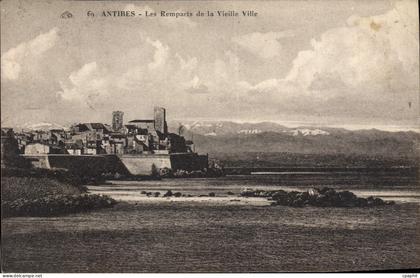 CPA Antibes Les Remparts De La Vieille Ville