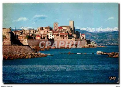 CPM Cote d'Azur Antibes Les Remparts et les Alpes
