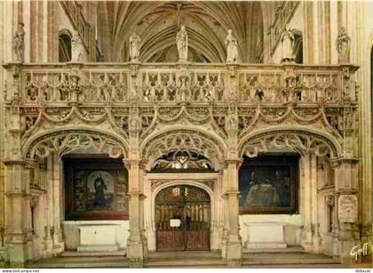 01 - Bourg en Bresse - Eglise de Brou - intérieur de l'Eglise de Brou - Le jubé - CPM - Voir Scans Recto-Verso