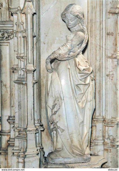 01 - Bourg en Bresse - Eglise de Brou - intérieur de l'Eglise de Brou - Tombeau de Philibert le Beau - la sibtylle Agrip