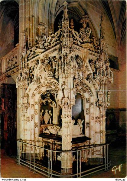 Carte Postale - 01 - Bourg en Bresse - Eglise de Brou - intérieur de l'Eglise de Brou - Tombeau de Marguerite d'Autriche