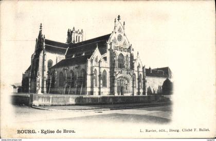 CPA Bourg Eglise De Brou