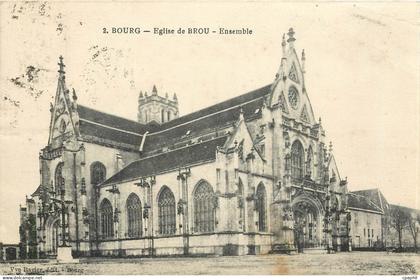 CPA Bourg Eglise de Brou Ensemble