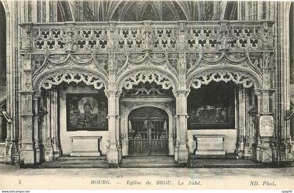 CPA Bourg Eglise de Brou Le Jube