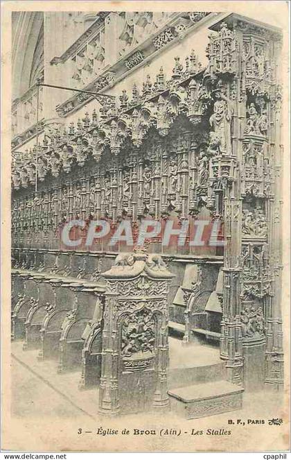 CPA Eglise de Brou Ain Les Stalles