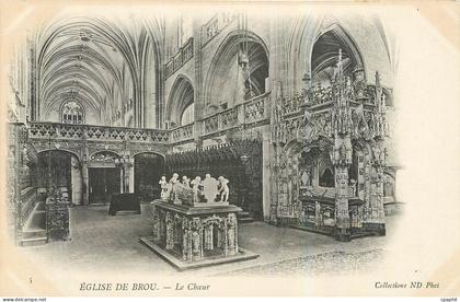 CPA Eglise de Brou Le Choeur