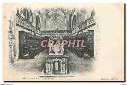 CPA Eglise de Brou Le Choeur