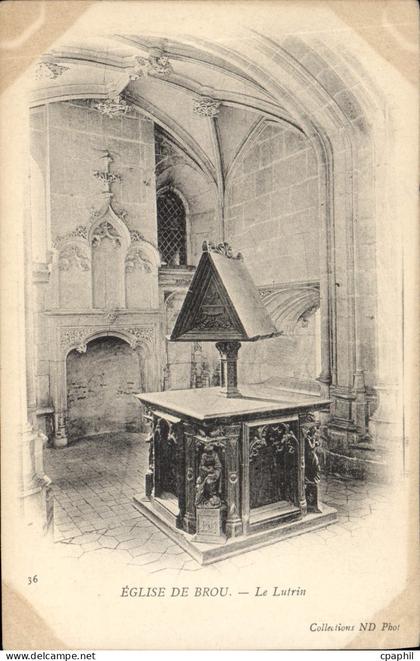 CPA Eglise De Brou Le Lutrin