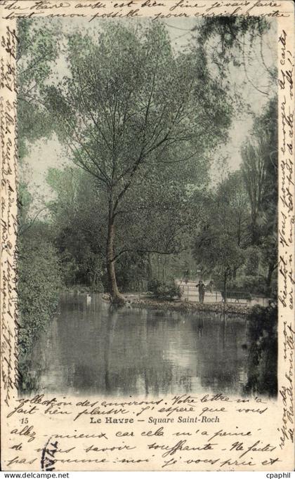 CPA Le Havre Square Saint Roch