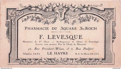 LE HAVRE-enveloppe pharmacie du square Saint Roch