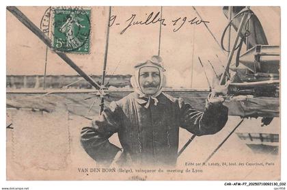 CAR-AFMP7-0302-69 - LYON - Van den born - Vainqueur du meeting de lyon - 9 juillet 1910