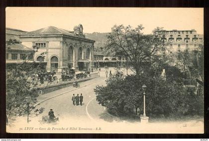 LYON 3  gare de perrache et hotel terminus édition ER