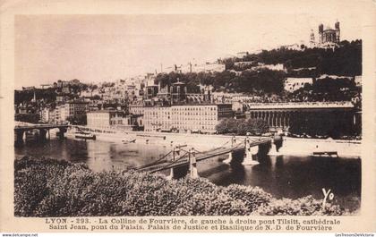 [-5%] FRANCE - Lyon - La Colline de Fourvière  - Carte postale ancienne